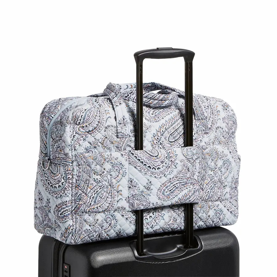 Weekender Travel Duffel Bag from Vera Bradley in their Soft Sky Paisley pattern - 3