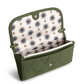Vera Bradley Wildwood Wallet Crossbody in Polyester Twill fabric. Shown in the pattern Bronze Green.