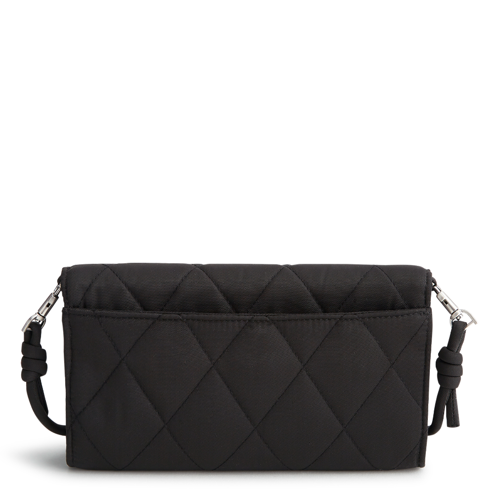 Vera Bradley Wildwood Wallet Crossbody in Polyester Twill fabric. Shown in the pattern Moonless Night.