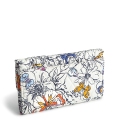 Wildwood Wallet Crossbody in Cotton Gabardine fabric from Vera Bradley. Shown in the Wing + Bloom pattern.