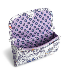 Wildwood Wallet Crossbody in Cotton Gabardine fabric from Vera Bradley. Shown in the Wing + Bloom pattern.