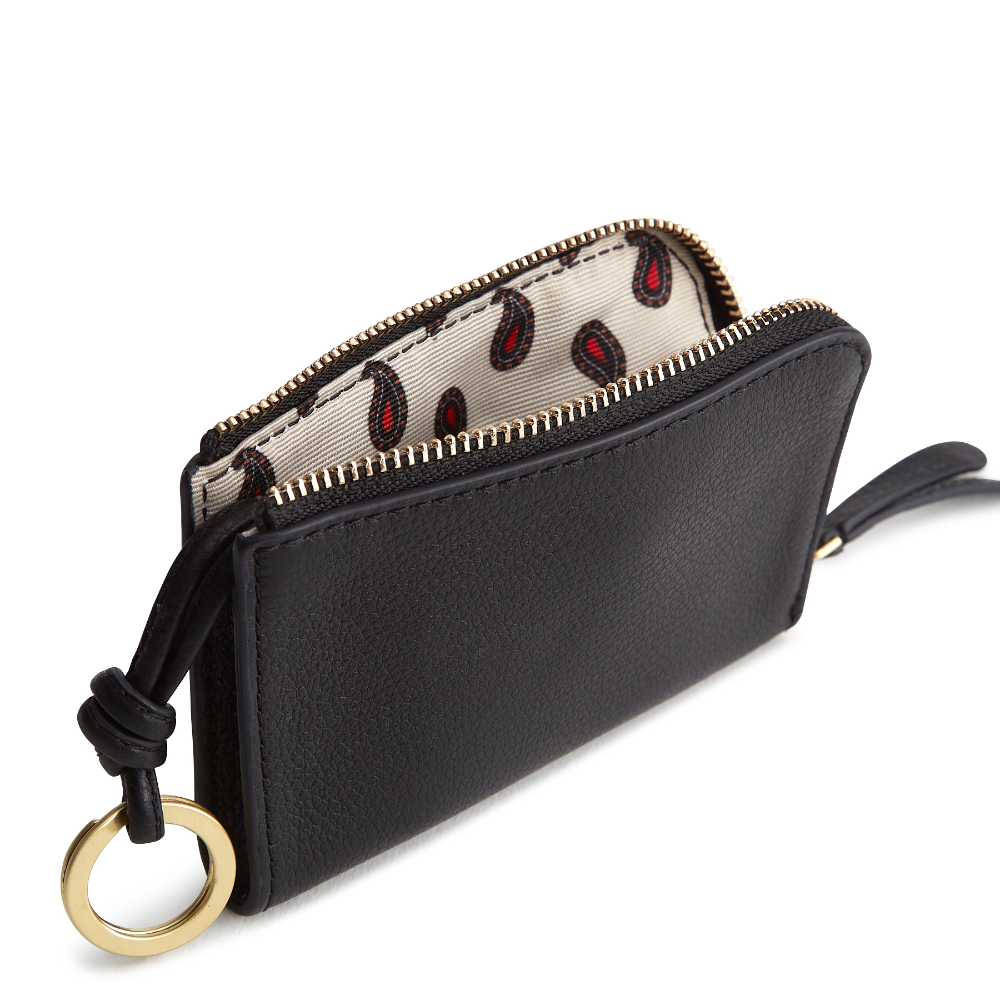 Zip Card Pouch - Leather