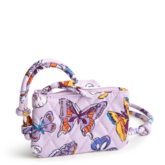 Zip Card Pouch Lanyard from Vera Bradley in the pattern, Wing In Flight.