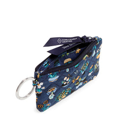 Vera Bradley Zip ID Lanyard in plants pattern.