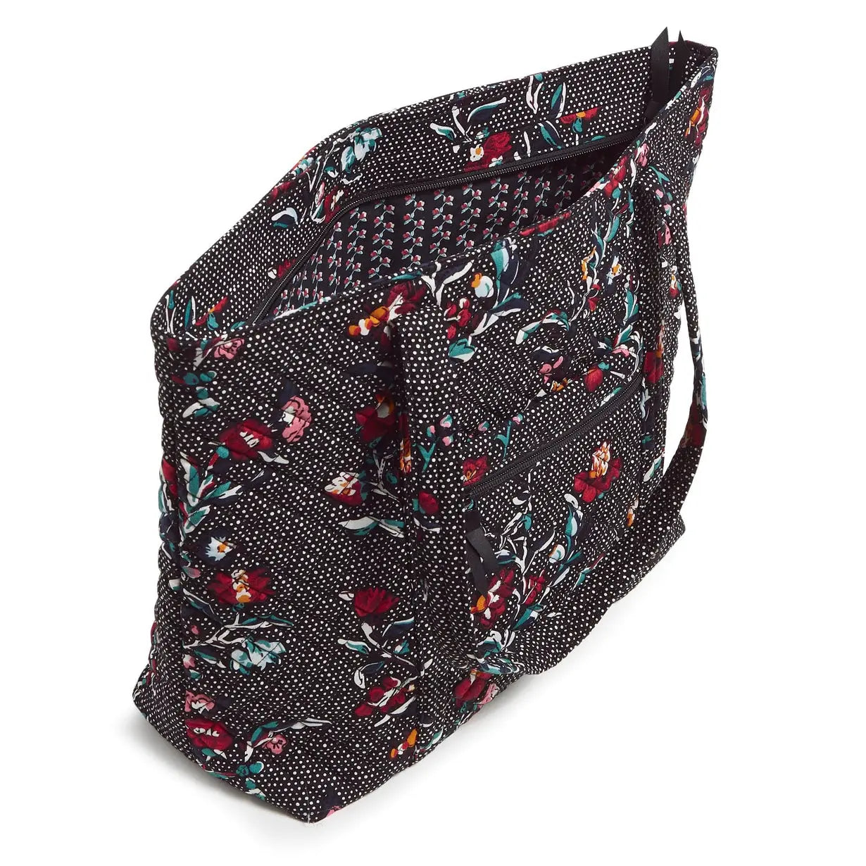 Vera Tote Bag - Perennials Noir Dot