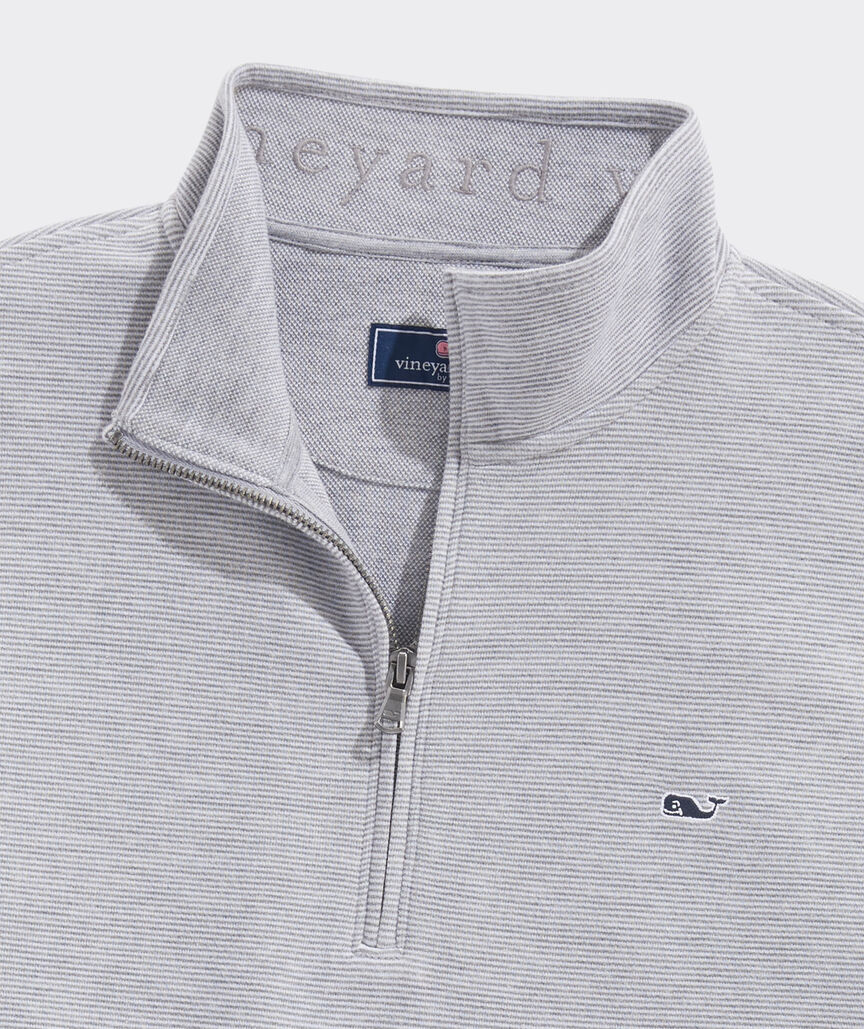 Vineyard Vines Saltwater Quarter Zip | Granite