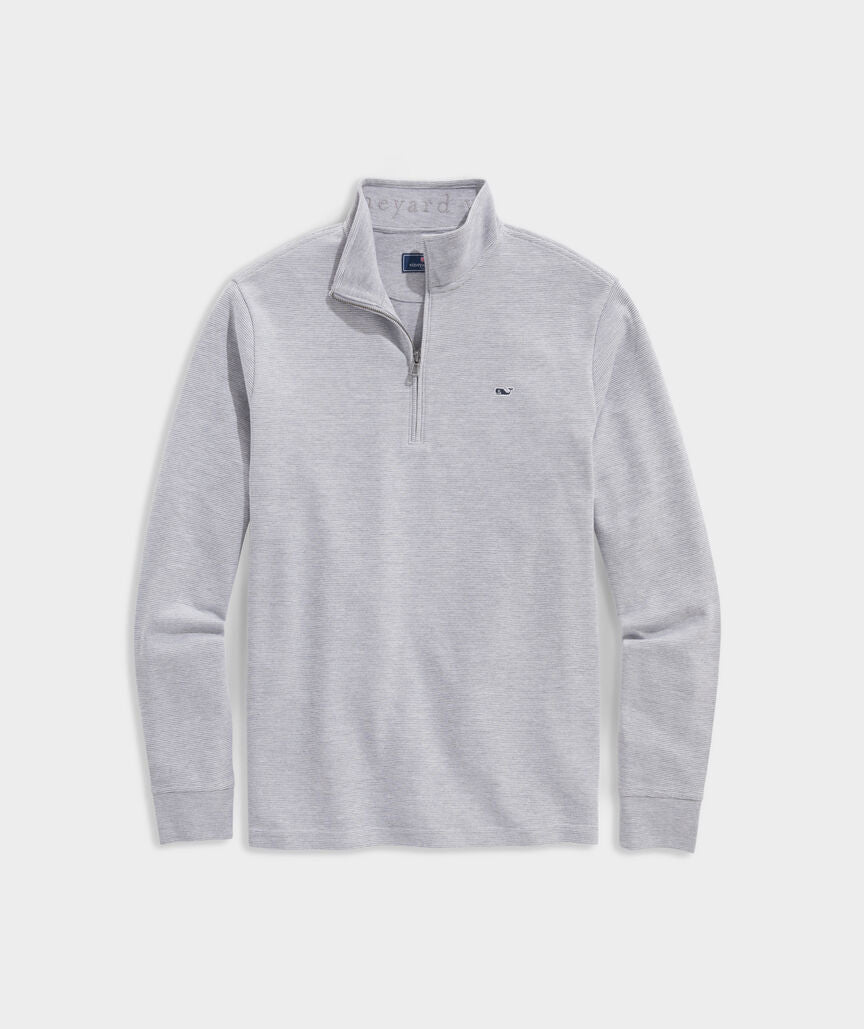 Vineyard Vines Saltwater Quarter Zip | Granite