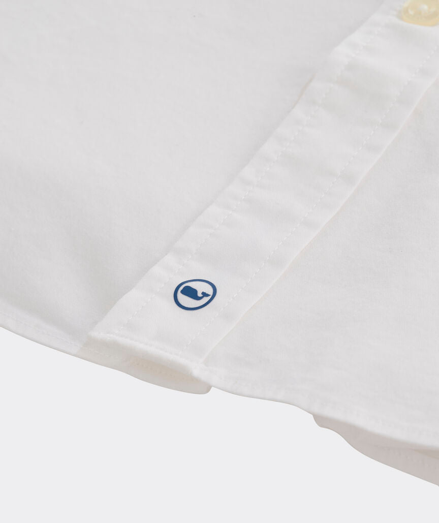 Vineyard Vines Solid On-The-Go Brrr Shirt | Solid White