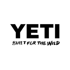 Built For The Wild Decal Black - YETI