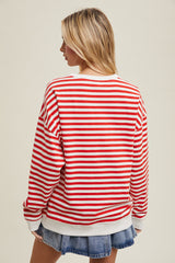 Nina Oversized Striped Crew