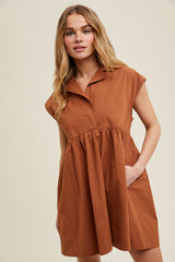 Ember Collared Mini Dress