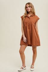 Ember Collared Mini Dress