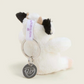 Black and White Cow Warmies® Keyring
