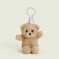 Brown Curly Bear Warmies® Keyring