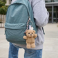 Brown Curly Bear Warmies® Keyring