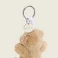 Brown Curly Bear Warmies® Keyring