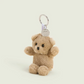 Brown Curly Bear Warmies® Keyring