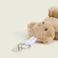 Brown Curly Bear Warmies® Keyring