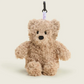 Brown Curly Bear Warmies® Bag Charm