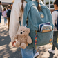 Brown Curly Bear Warmies® Bag Charm