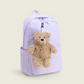 Brown Curly Bear Warmies® Bag Charm