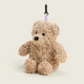 Brown Curly Bear Warmies® Bag Charm