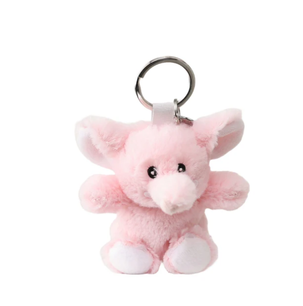 Pink Elephant Warmies® Keyring