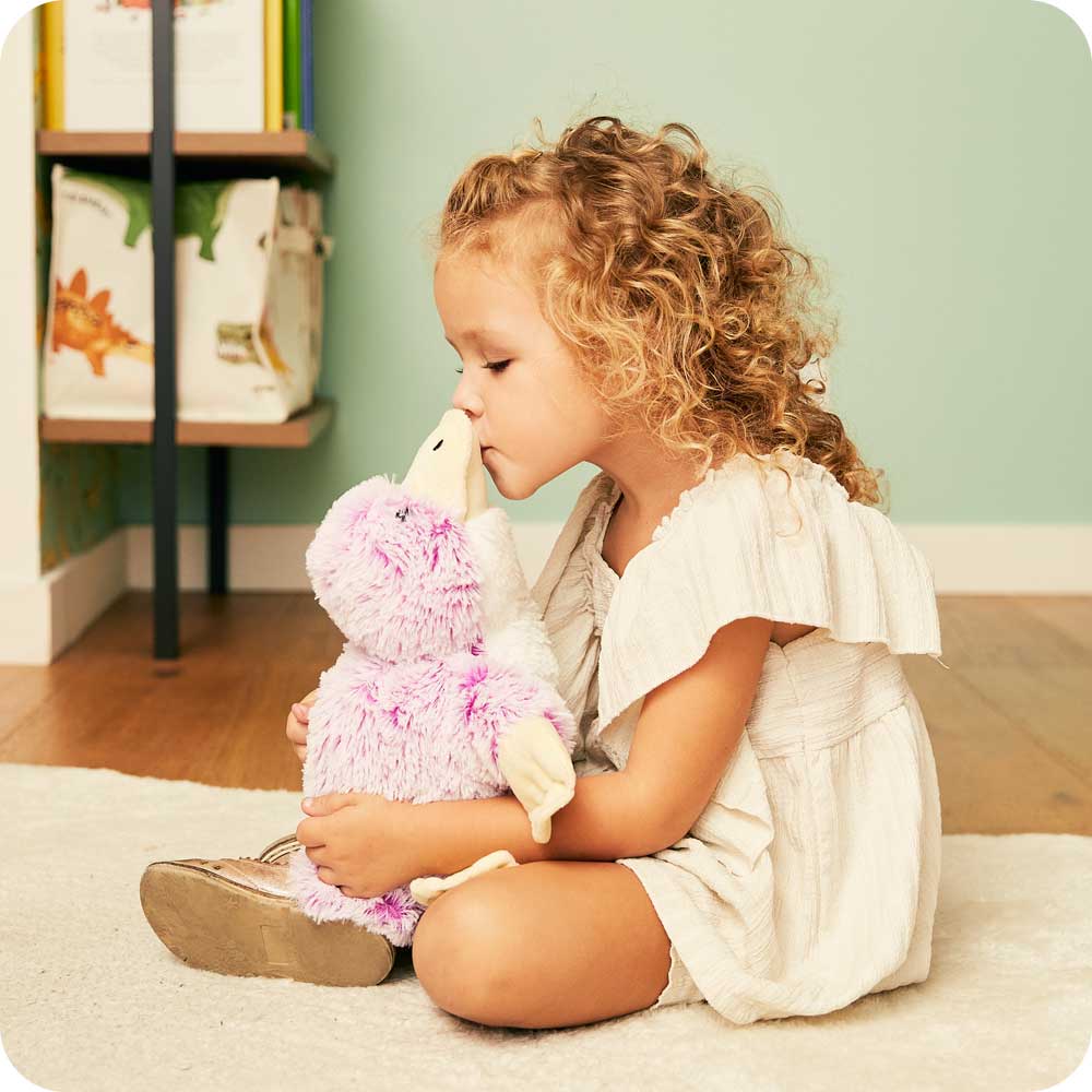 Warmies Platypus Warmie stuffed animal.