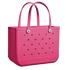 A pink tote bag from Bogg Bag.