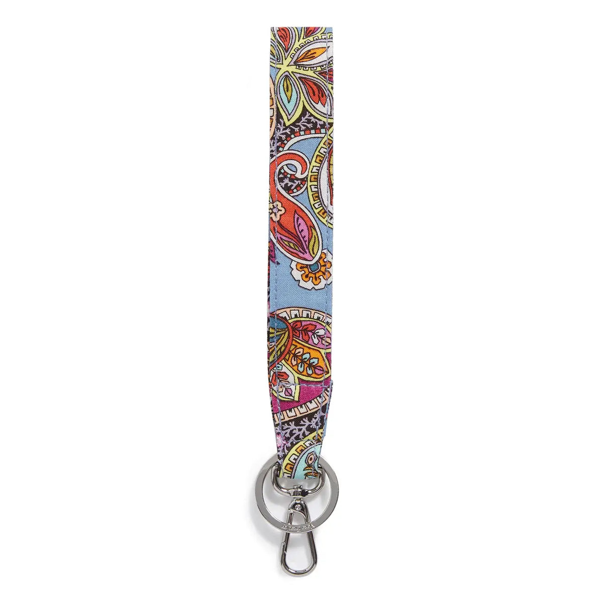 Vera Bradley Wide Loop Keychain in Provence Paisley pattern.