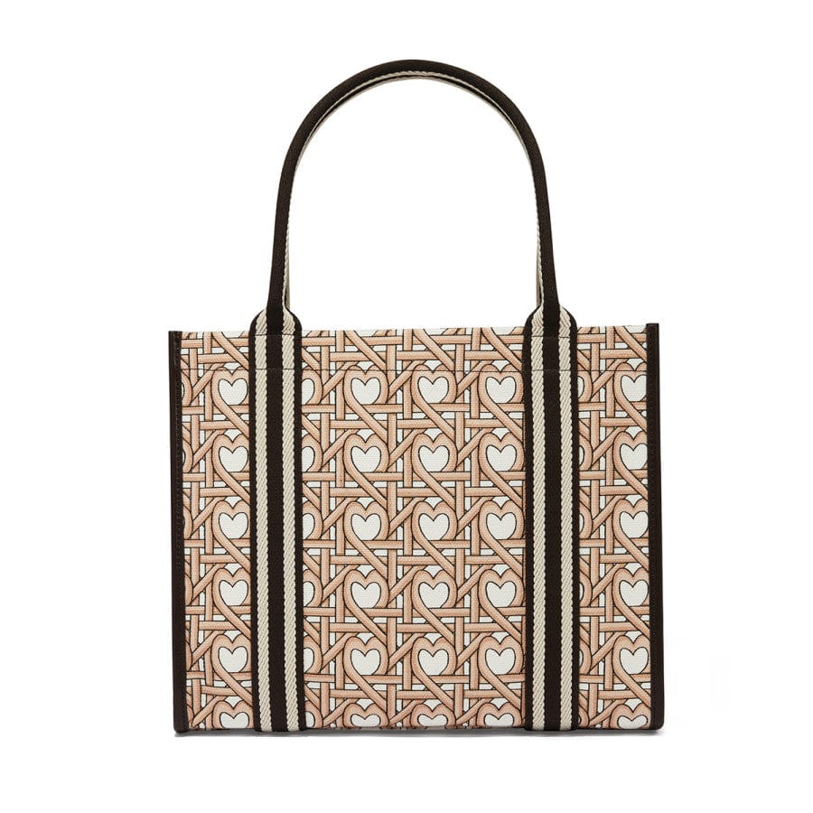 Brighton Canvas Carryall - Woven Hearts