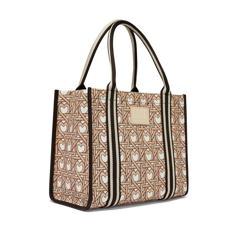 Brighton Canvas Carryall - Woven Hearts