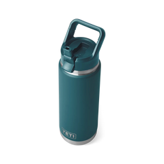 Rambler 26 Oz Water Bottle With Straw Cap - Agave Teal