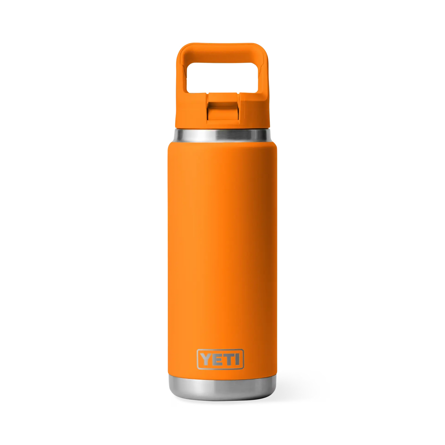 Rambler 26 Oz Water Bottle With Straw Cap - King Crab Orange