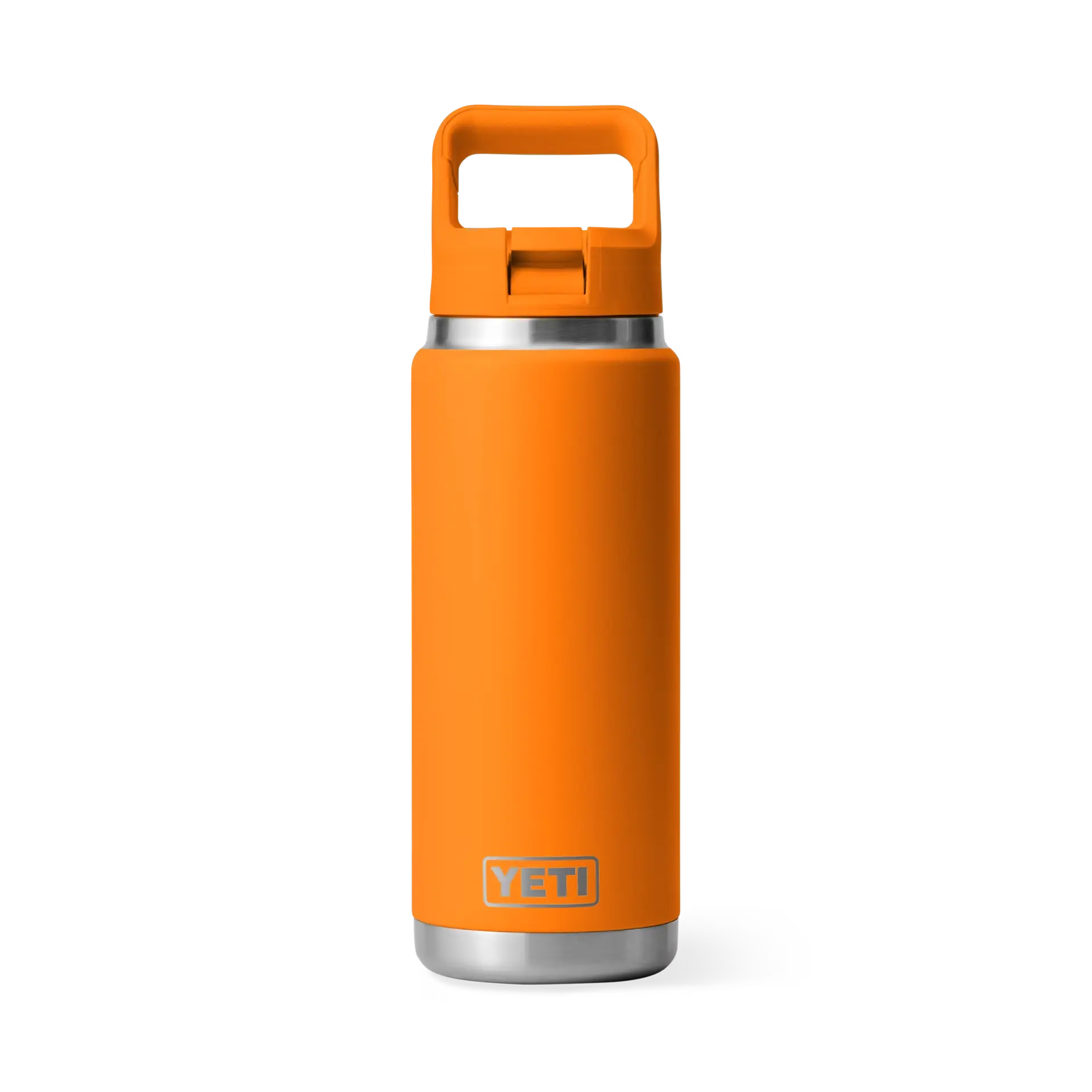 Rambler 26 Oz Water Bottle With Straw Cap - King Crab Orange