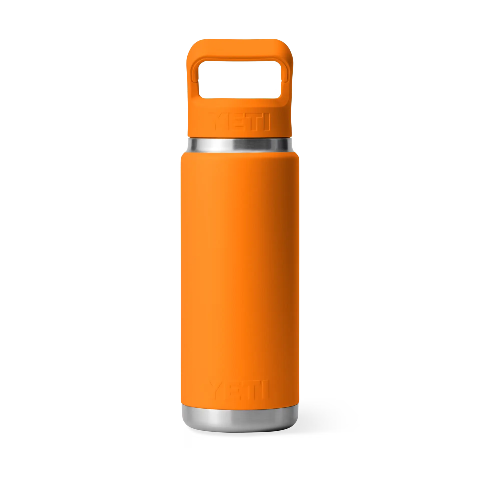 Rambler 26 Oz Water Bottle With Straw Cap - King Crab Orange