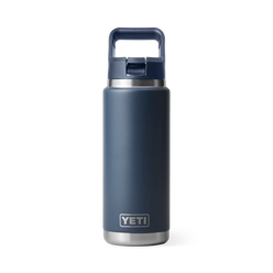 Rambler 26 Oz Water Bottle With Straw Cap - Navy