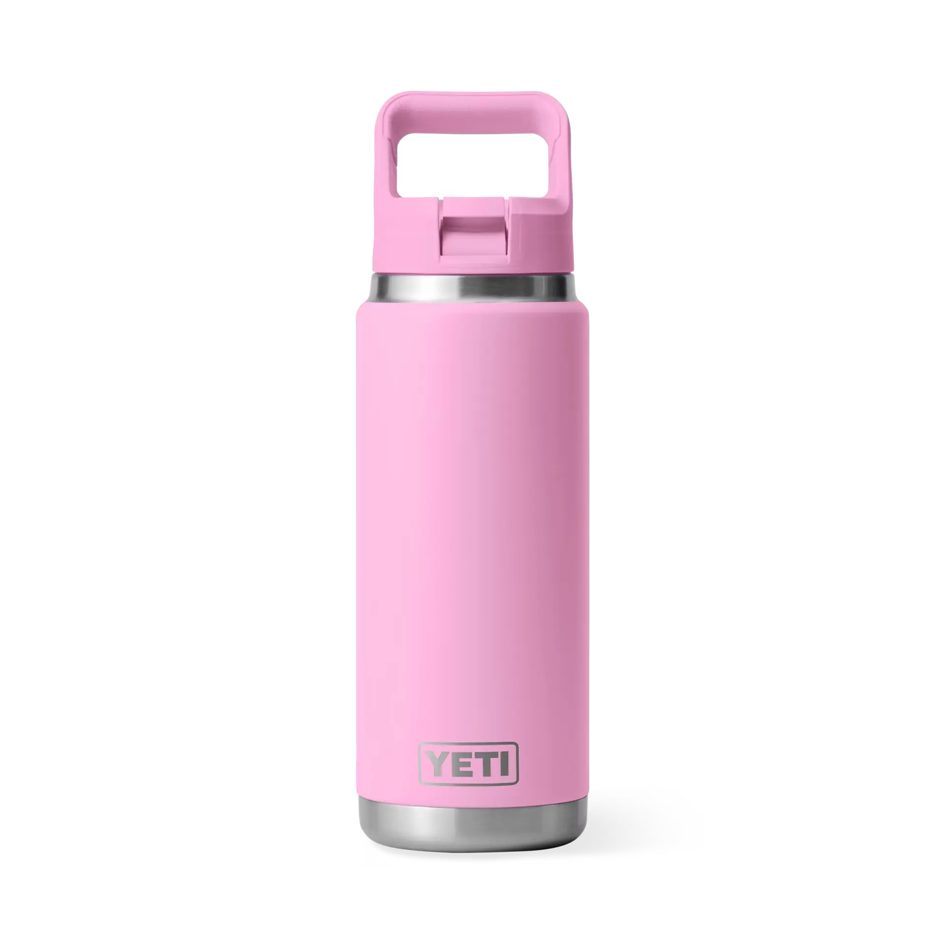 Rambler 26 Oz Water Bottle With Straw Cap - Power Pink
