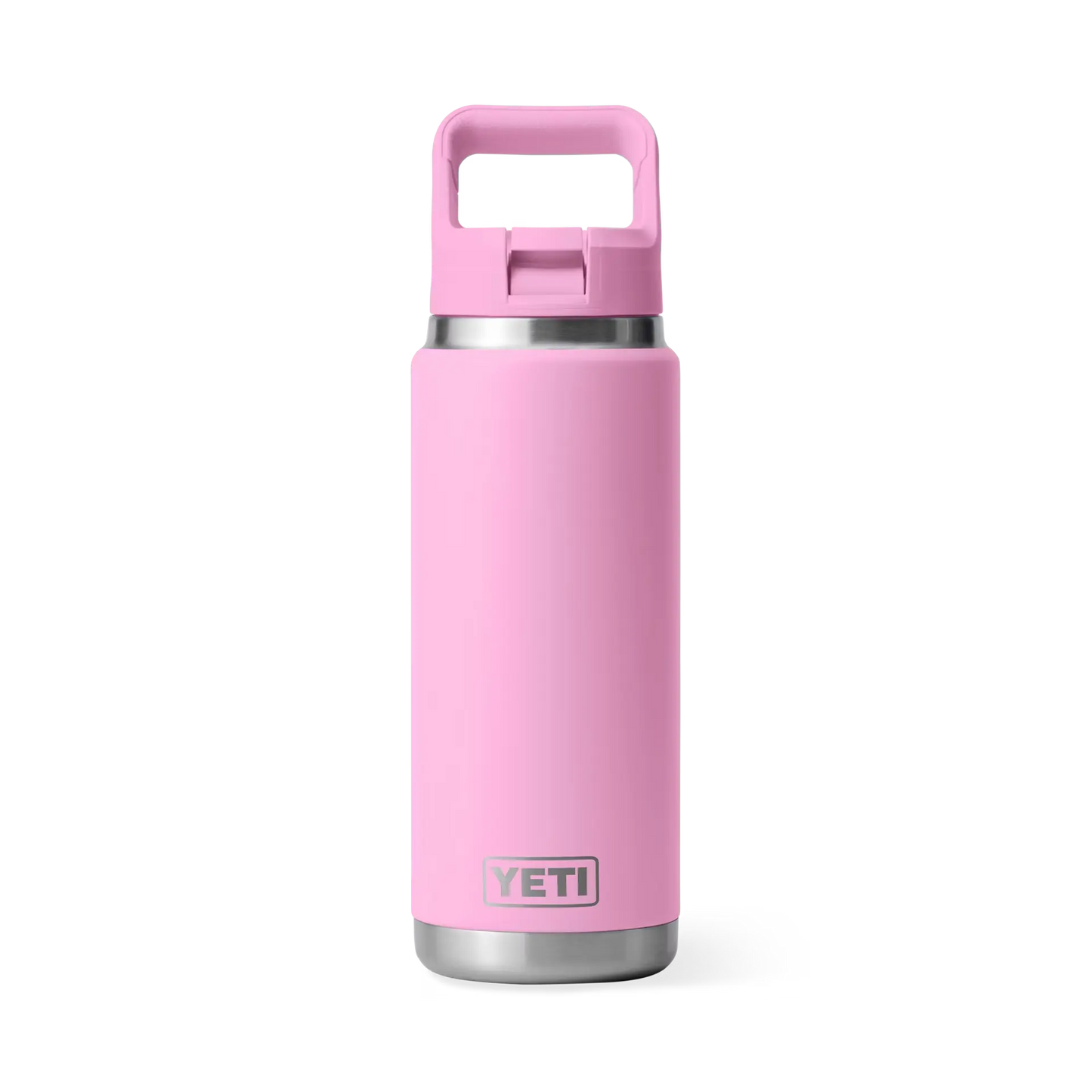 Rambler 26 Oz Water Bottle With Straw Cap - Power Pink