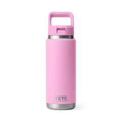 Rambler 26 Oz Water Bottle With Straw Cap - Power Pink