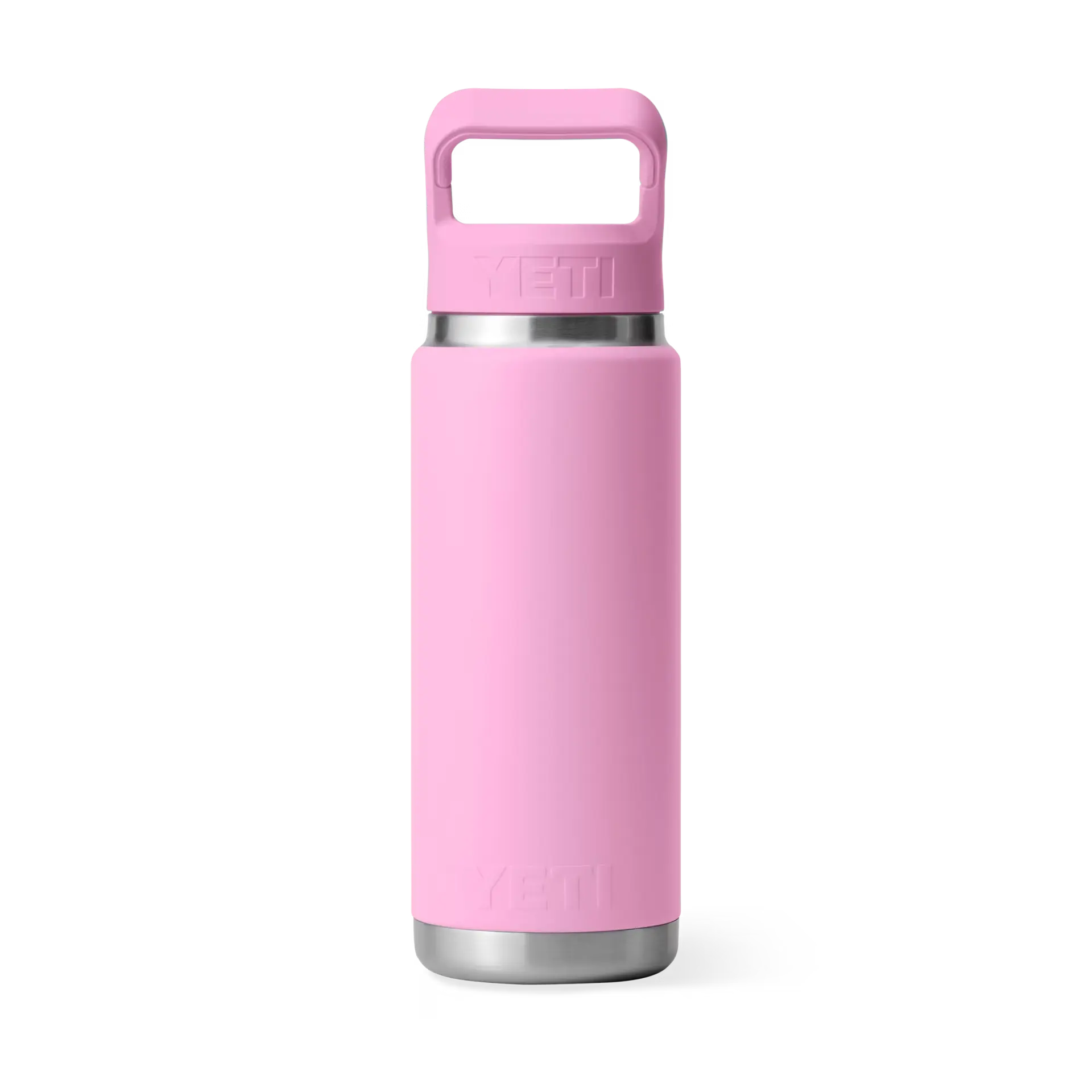 Rambler 26 Oz Water Bottle With Straw Cap - Power Pink
