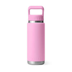 Rambler 26 Oz Water Bottle With Straw Cap - Power Pink