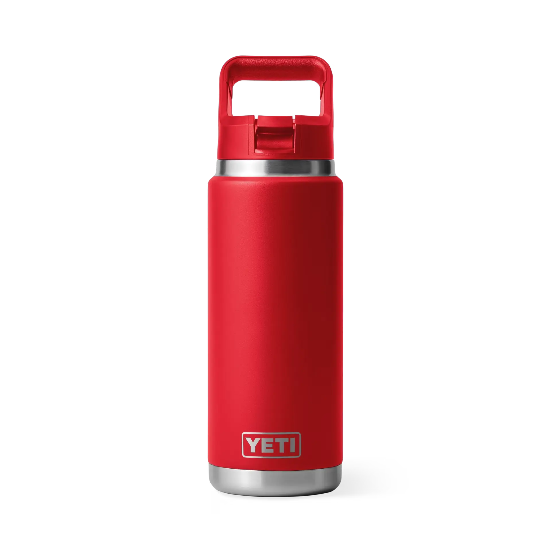 Rambler 26 Oz Water Bottle With Straw Cap - Red Rescue