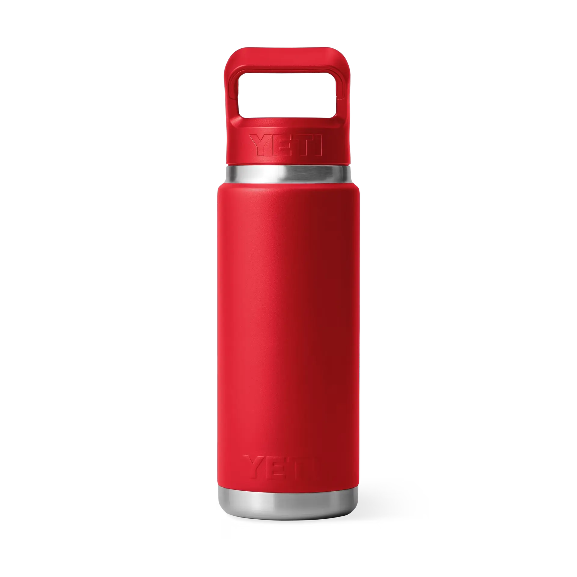 Rambler 26 Oz Water Bottle With Straw Cap - Red Rescue