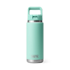 Rambler 26 Oz Water Bottle With Straw Cap - Seafoam