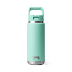 Rambler 26 Oz Water Bottle With Straw Cap - Seafoam