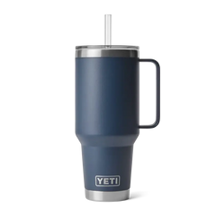 YETI Rambler 42 oz Straw Mug - Navy - YETI Rambler - Image 1