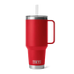 YETI Rambler 42 oz Straw Mug - Rescue Red - YETI Rambler - Image 1