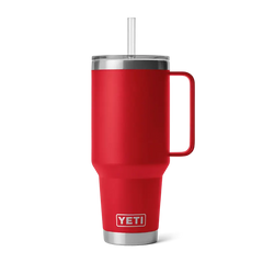 YETI Rambler 42 oz Straw Mug - Rescue Red - YETI Rambler - Image 1