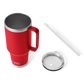 YETI Rambler 42 oz Straw Mug - Rescue Red - YETI Rambler - Image 3